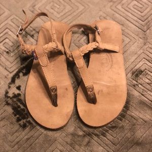 Rainbow 🌈 Sandals with Braided Straps